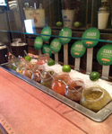Lime Fresh Mexican Grill Salsa Bar