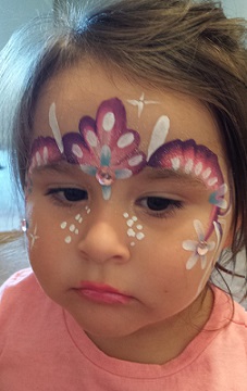 Face Painting Little Girl